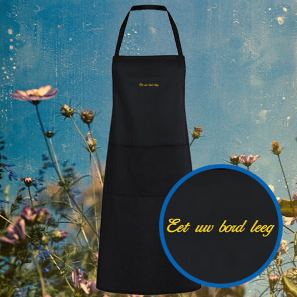Eet uw bord leeg  (schort) Thumbnail